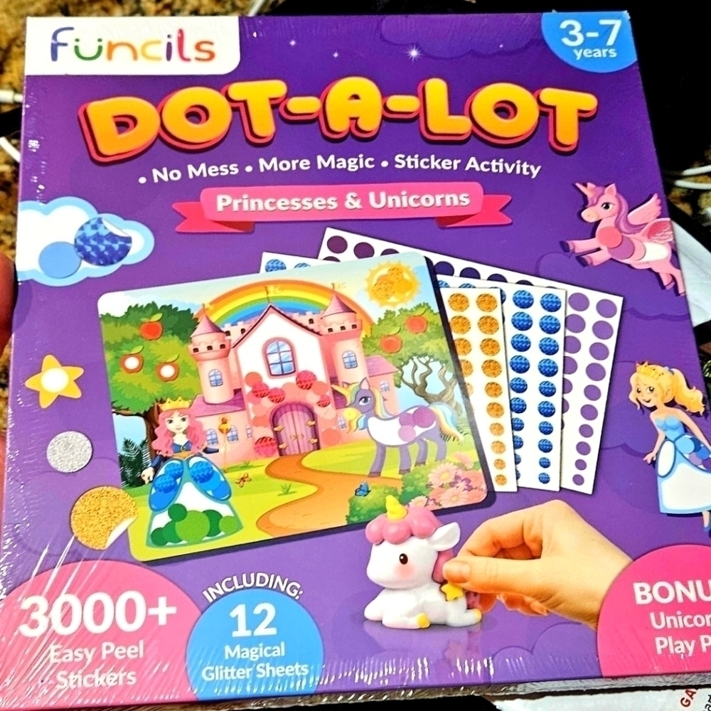 Dot Art Activity - Unicorn & Princess Sticker Art Kit - Picture 7 of 7